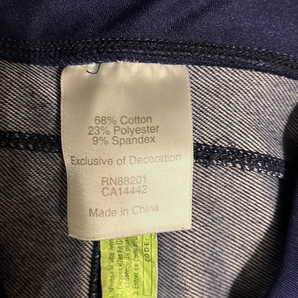 MPG Denim Leggings Blue Size Medium - Picture 3 of 3